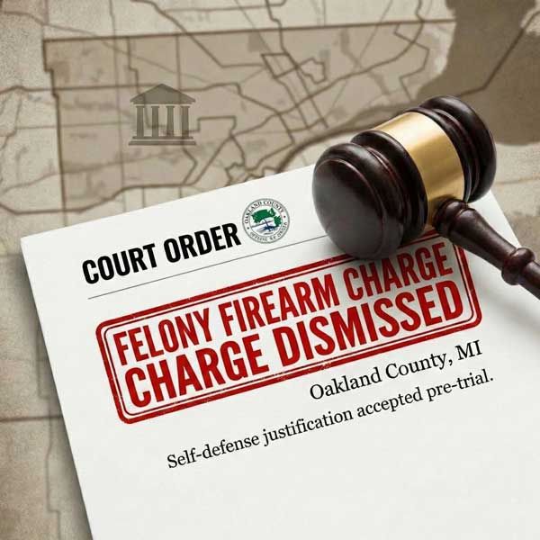 Felony Firearm Charge Dismissed