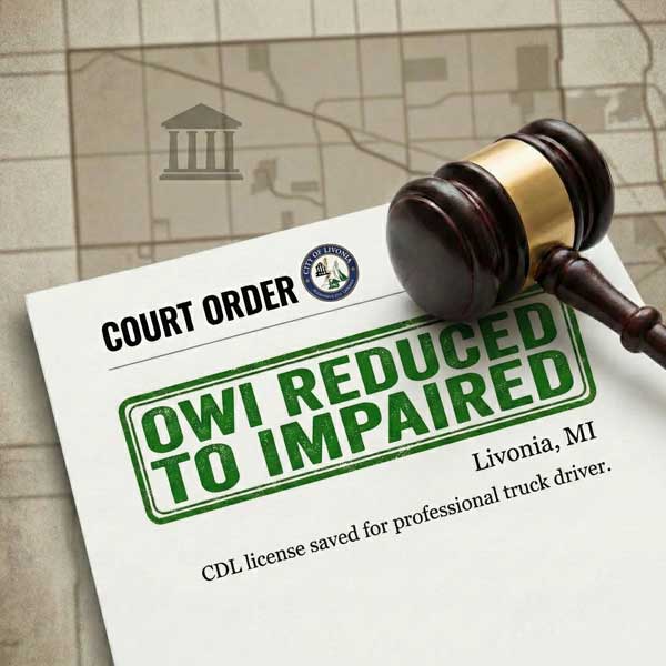 OWI Reduced to Impaired